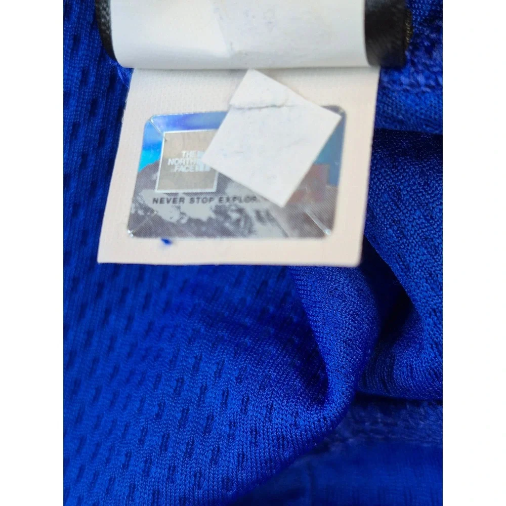 The North Face 1/4 Zip Pullover Men's XXL Blue Performance Shirt Chest Pocket